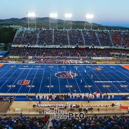 Albertsons Stadium lighting design