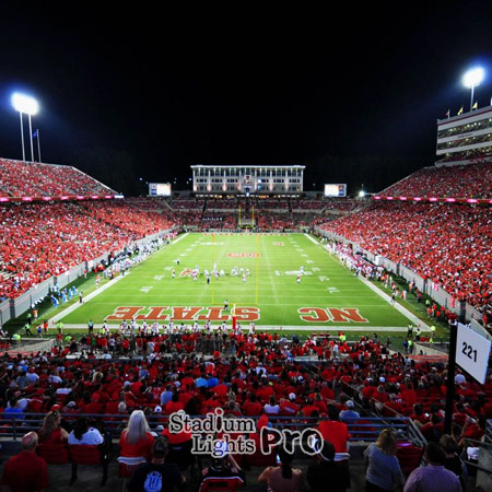 Carter-Finley Stadium light poles