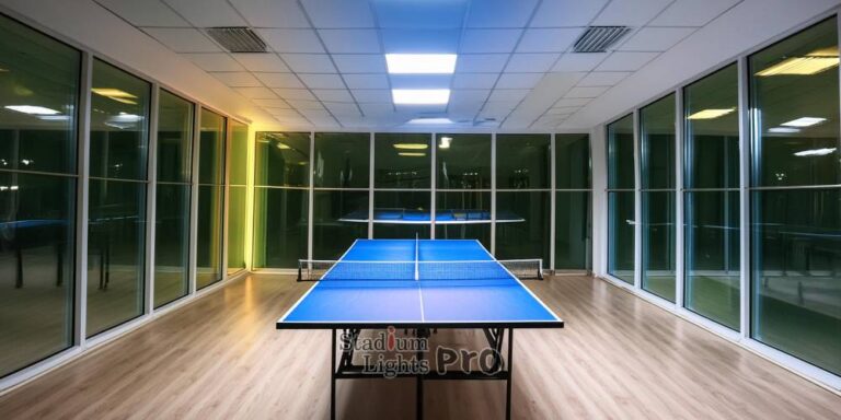 What are the Recommended Lighting Standards For a Table Tennis Room ...