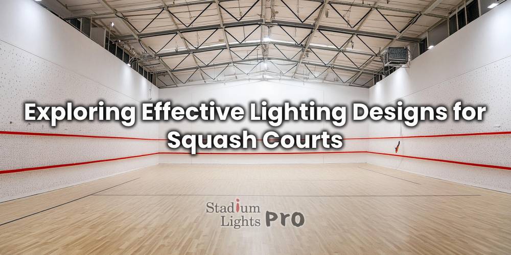 Exploring Effective Lighting Designs for Squash Courts