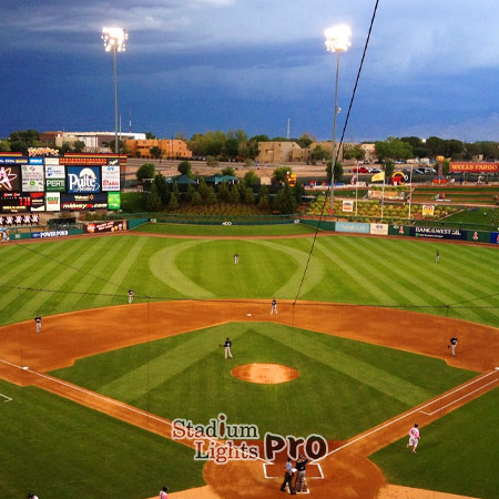 Isotopes Park lighting system