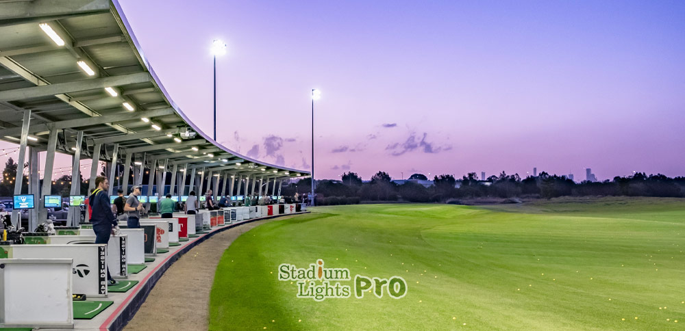 LED lighting upgrade in Golf Central BNE