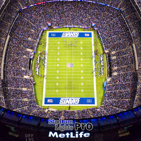 New Jersey MetLife Stadium lighting layout