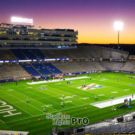 Rentschler Field light pole layout