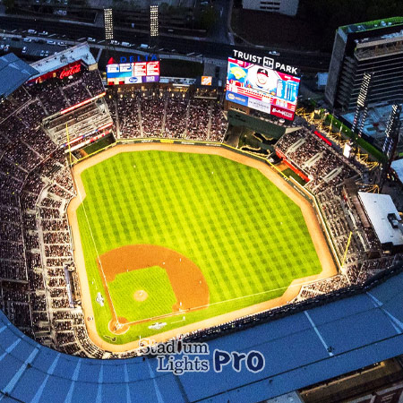 SunTrust Park baseball light