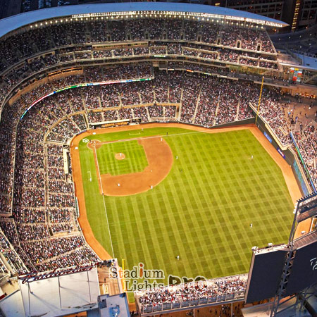 Target Field lighting arrangement