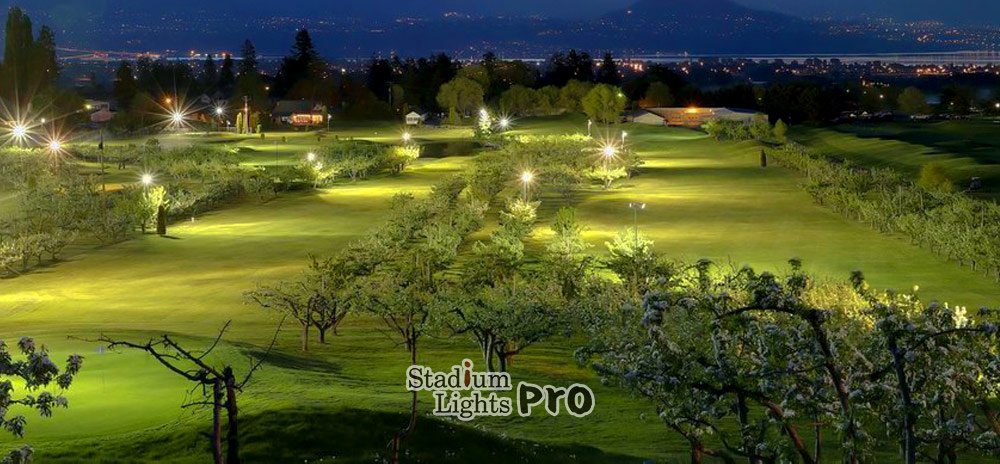 best LED lighting for golf course