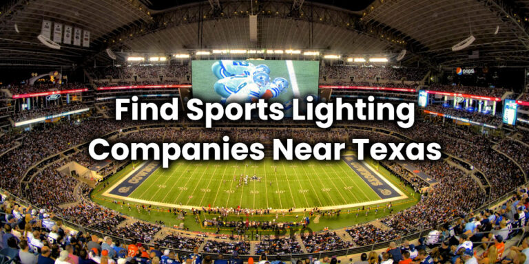 find sports lighting companies and suppliers in Texas