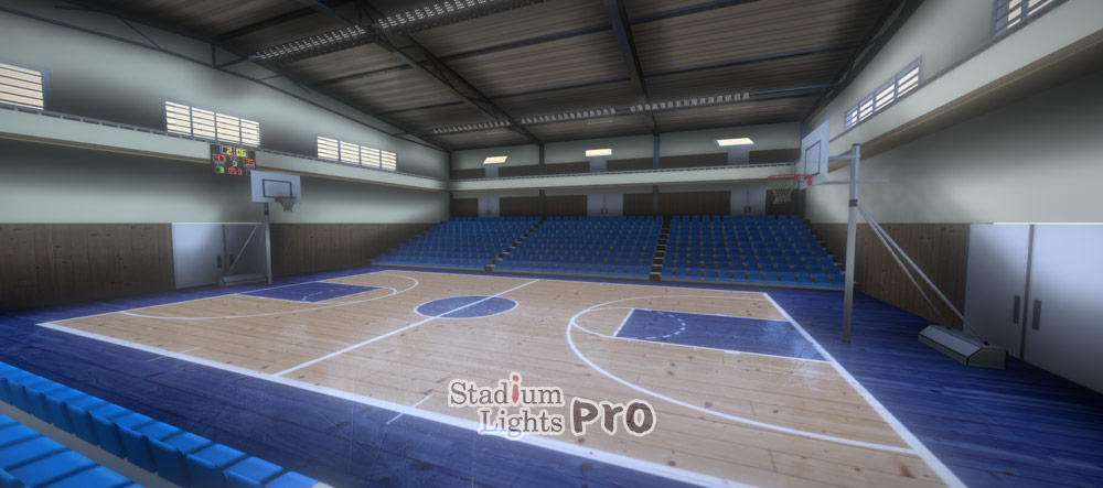 indoor basketball court construction design