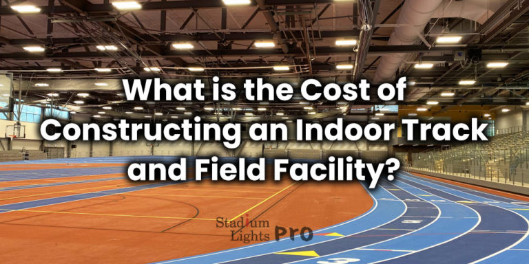 indoor running track and field construction cost