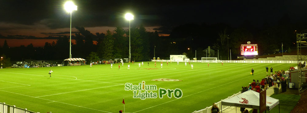 light up the soccer pitch