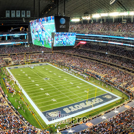 lighting in AT&T Stadium