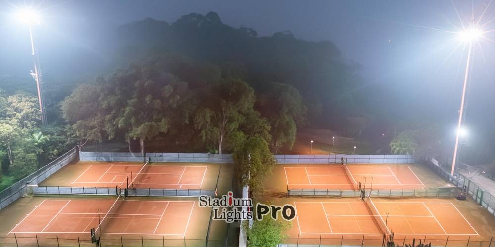 lighting maintenance for tennis court