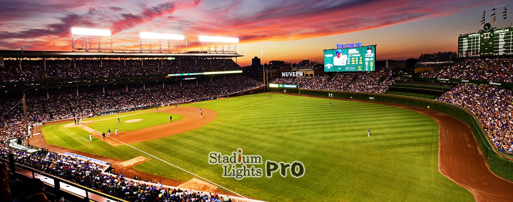 lux requirement of baseball field lights