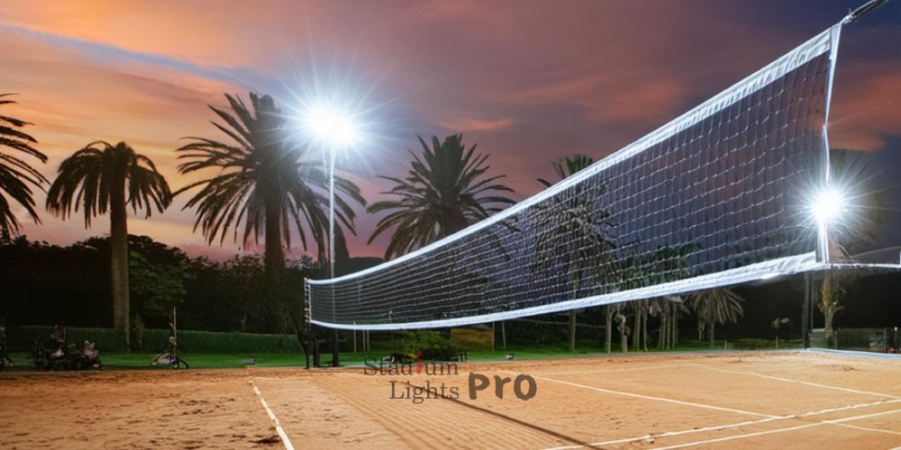 maintenance of volleyball court lighting