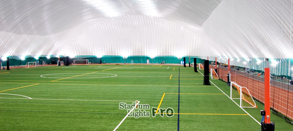 sports dome with indirect lighting