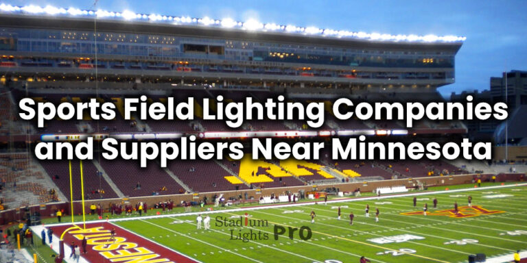 sports field lighting companies near Minnesota