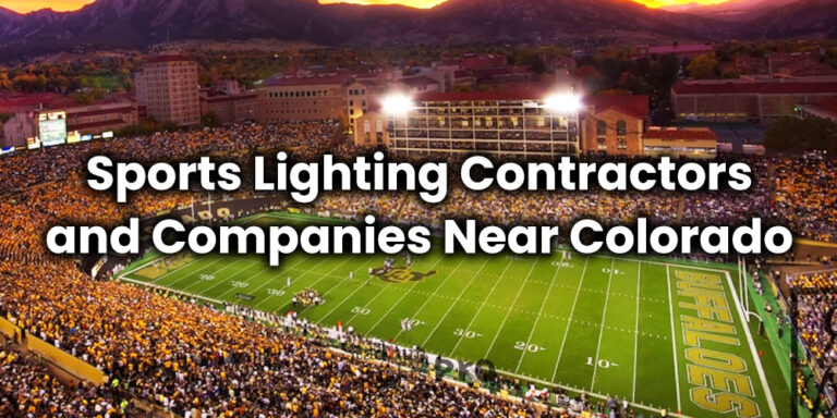 sports field lighting contactors and companies near Colorado