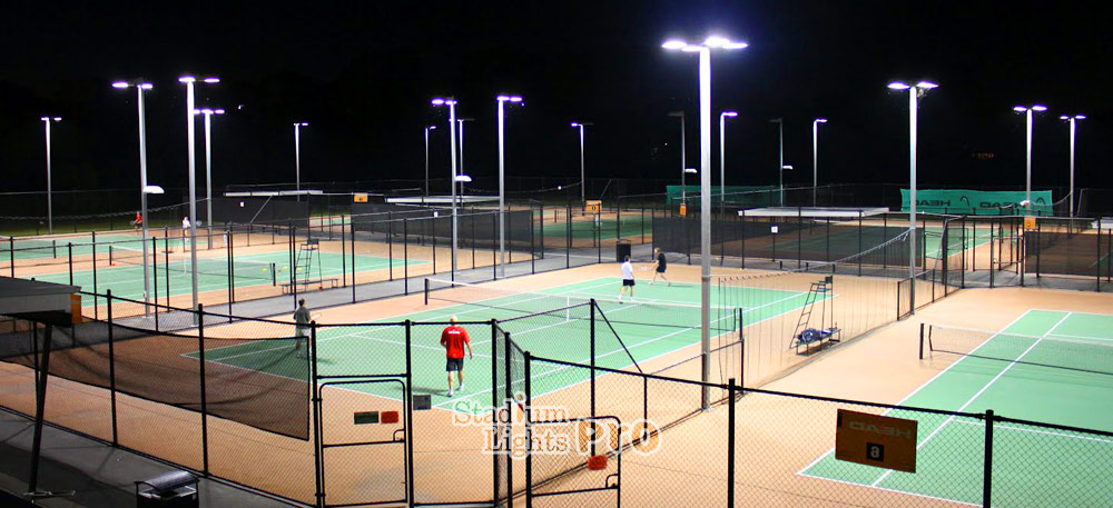 tennis court lighting fixtures