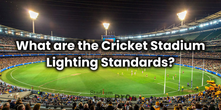 what are the cricket stadium lighting standards