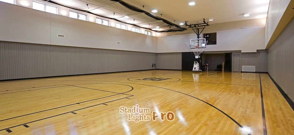 what is indoor basketball court lighting design