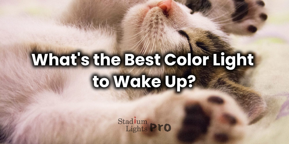 what is the best color light to wake up