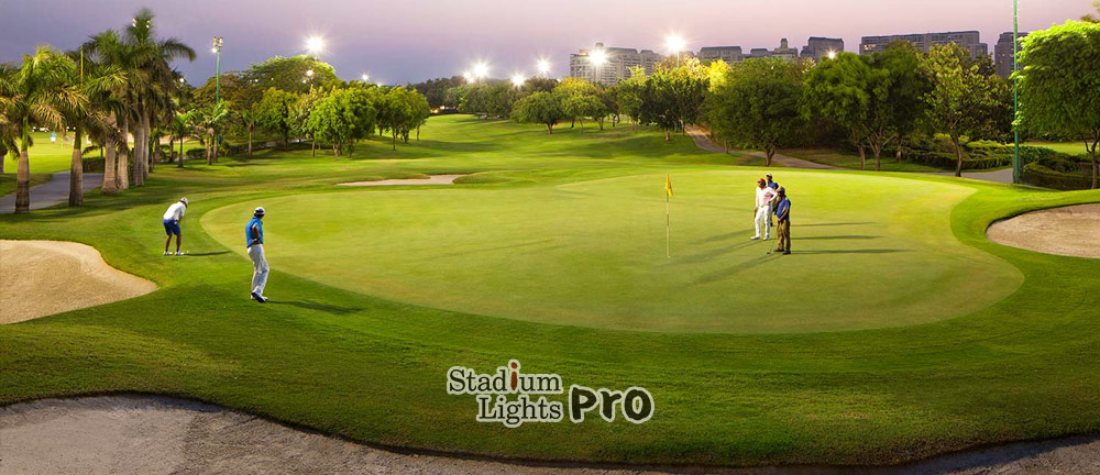 what lights are used in golf club